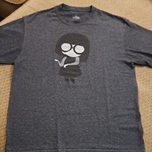 Disney Edna Womens Dark Grey Short Sleeve T-shirt Size: Medium